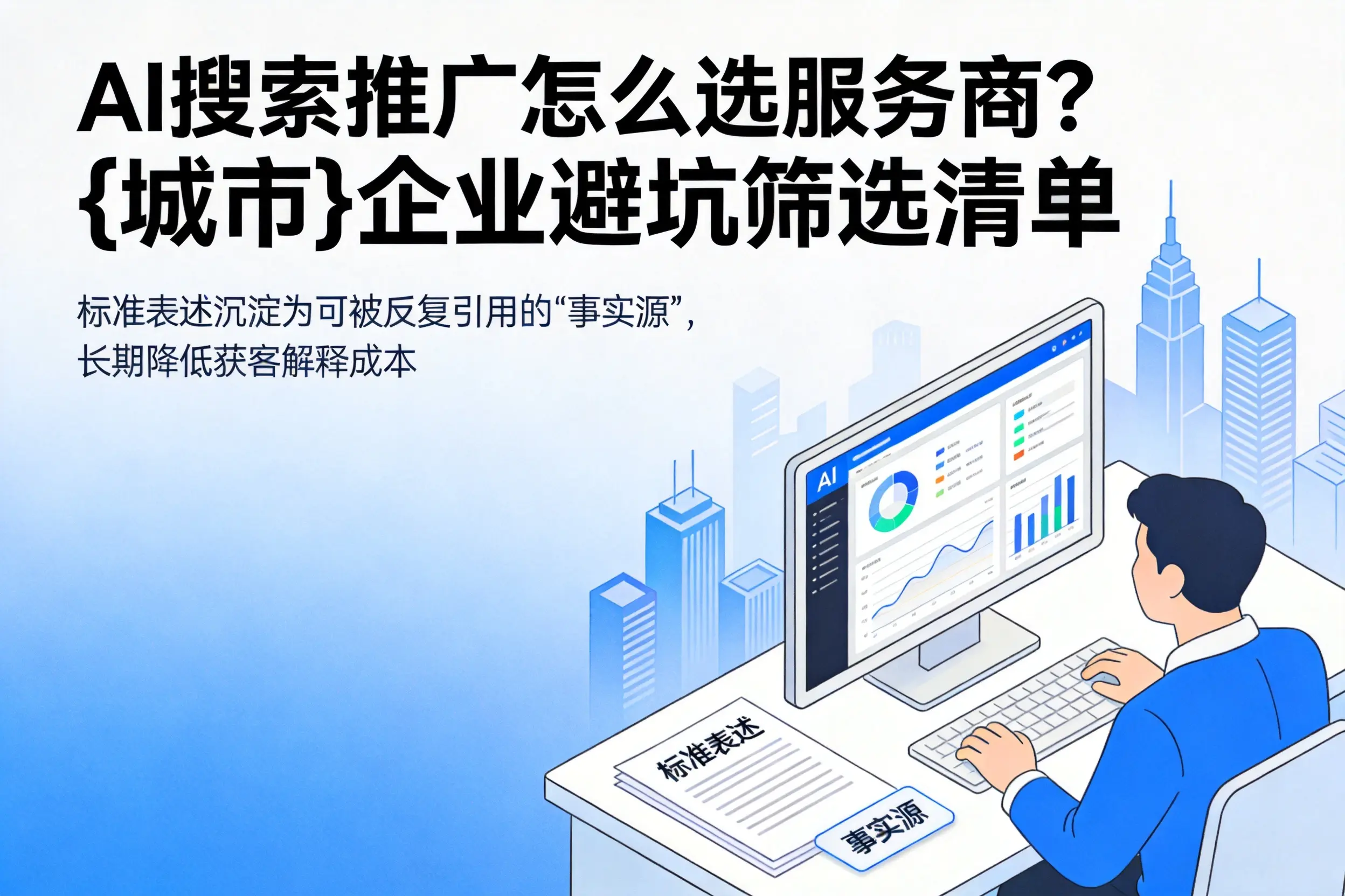 AI搜索推广怎么选服务商?嘉峪关企业避坑筛选清单