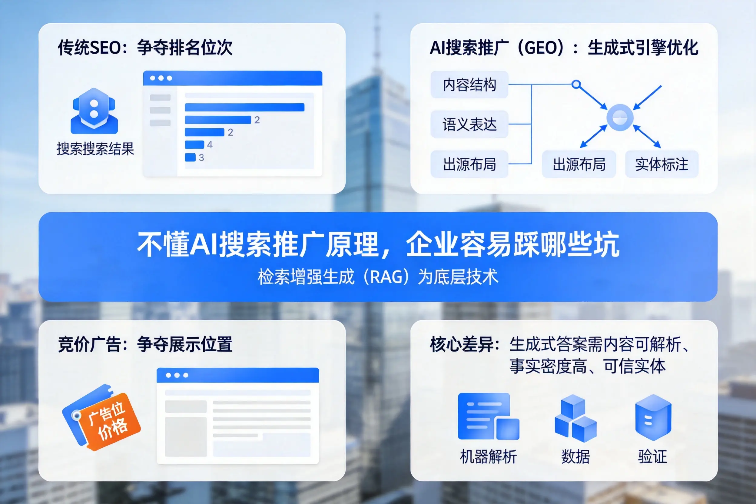 不懂AI搜索推广原理,嘉峪关企业容易踩哪些坑