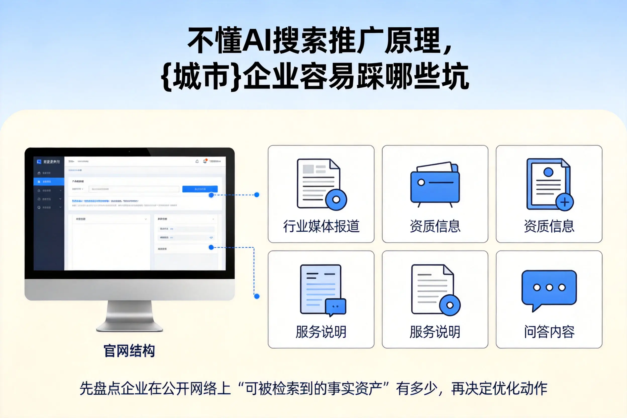 不懂AI搜索推广原理,嘉峪关企业容易踩哪些坑