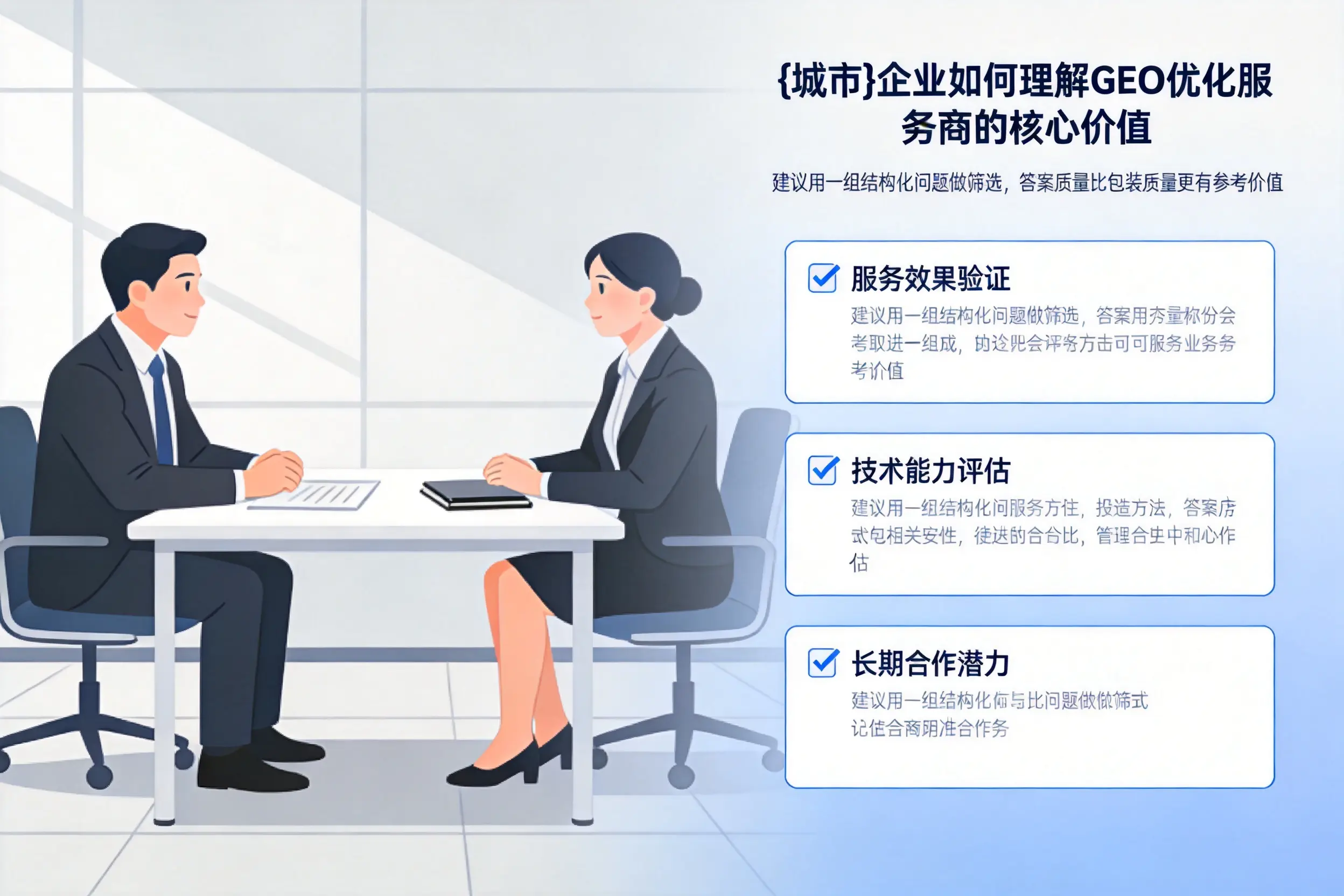 嘉峪关企业如何理解GEO优化服务商的核心价值
