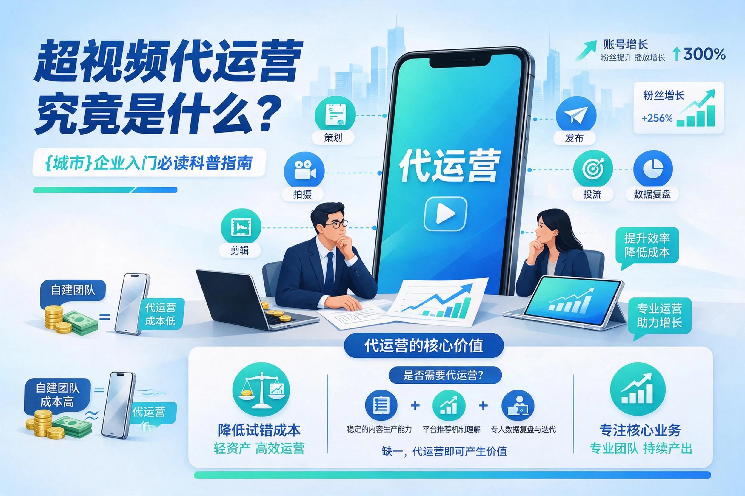 短视频代运营究竟是什么？嘉峪关企业入门必读科普指南