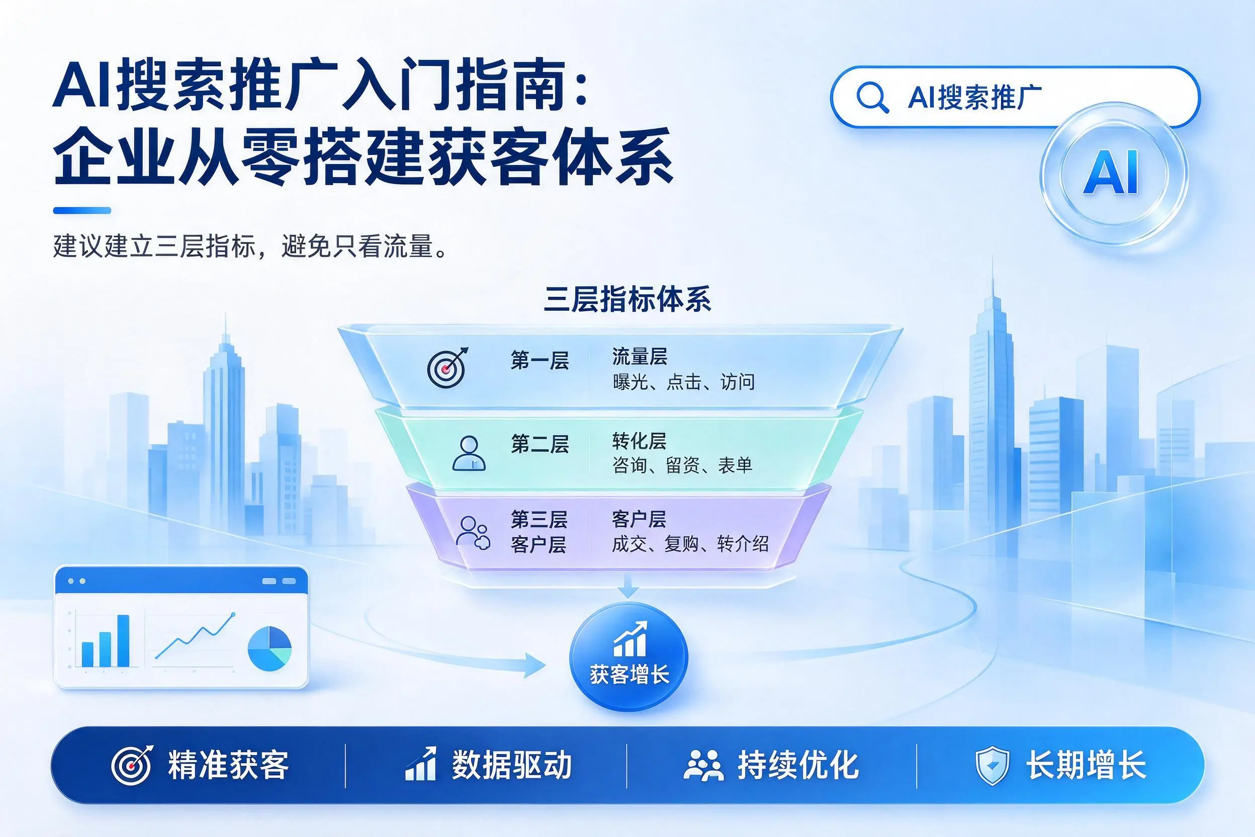 AI搜索推广入门指南：嘉峪关企业从零搭建获客体系